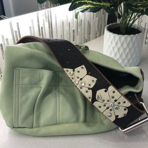 Pistachio tylie malibu handbag
